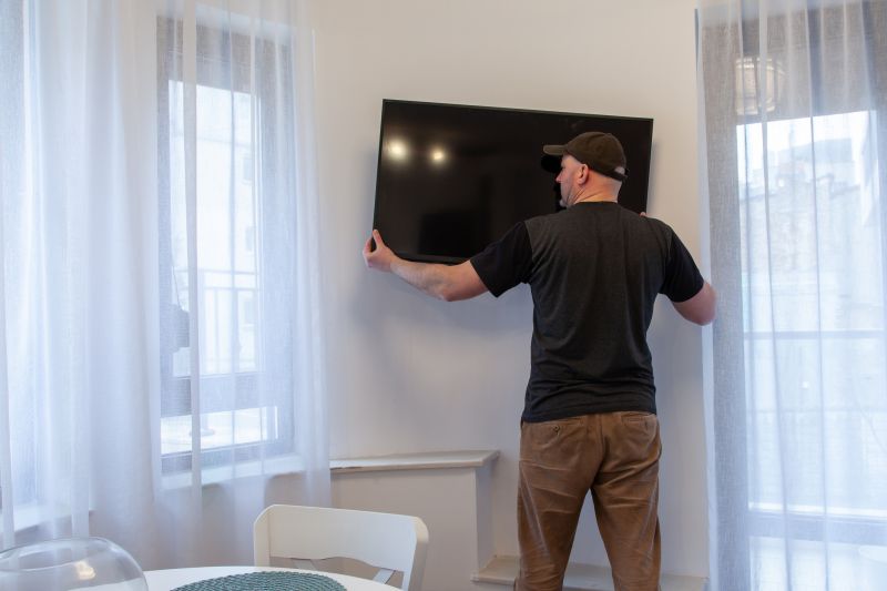 Wall-Mounted Flat Screens